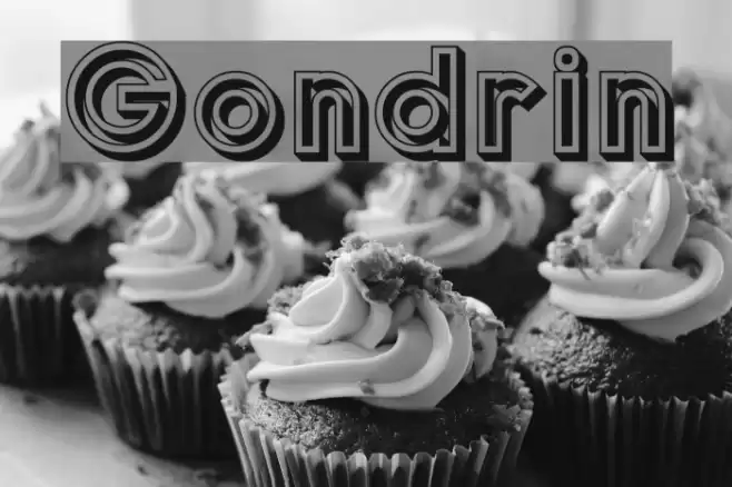 Gondrin Font examples