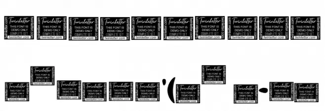 Gone Hills Personal Use Font OTHER CHARS