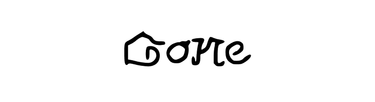 Gone  Frei Schriftart Herunterladen