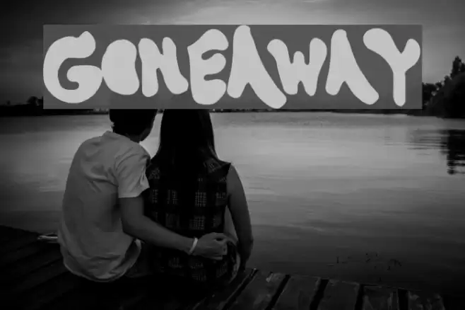 GoneAway Font examples