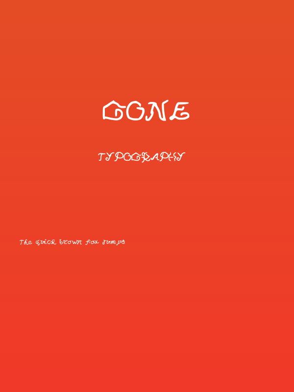 Gone Poster