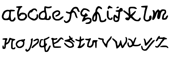 Gone Font LOWERCASE