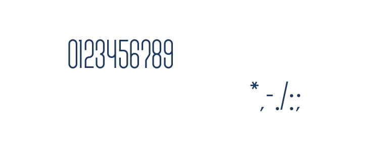 Gonela Regular Other Characters