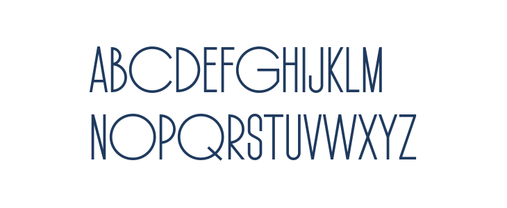 Gonela Regular Uppercase