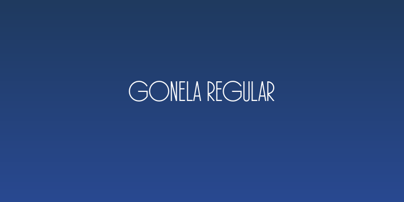 Gonela Regular Social Header