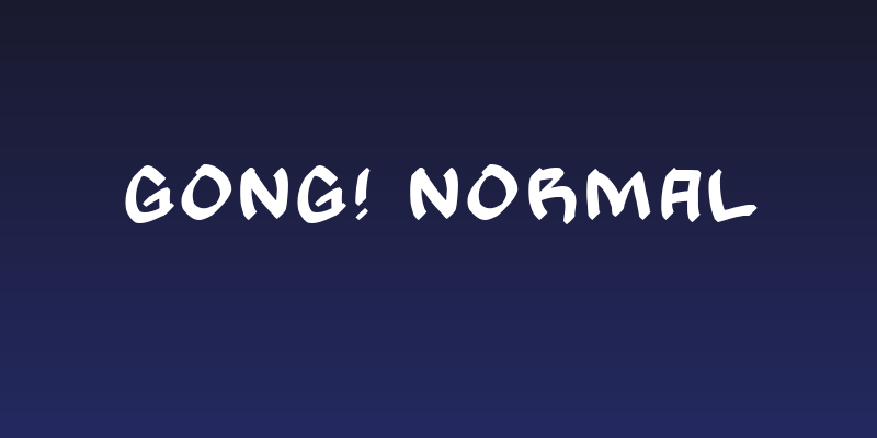 Gong! Normal Social Header