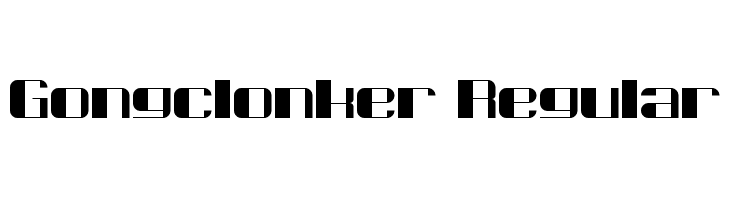 Gongclonker Regular  لخطوط تنزيل