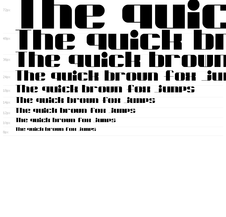 Gongclonker Semibold Regular Waterfall