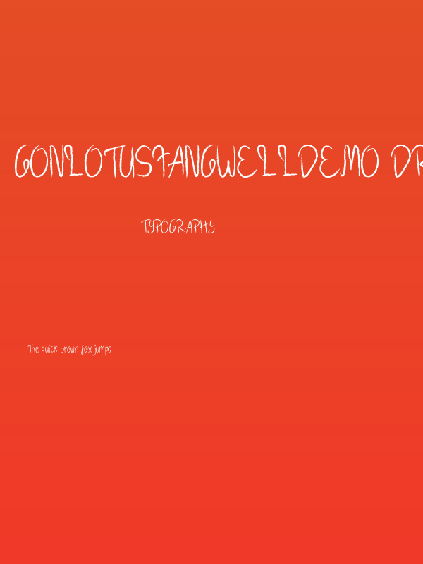 GonlotusFangwellDemo Dry Brush Poster