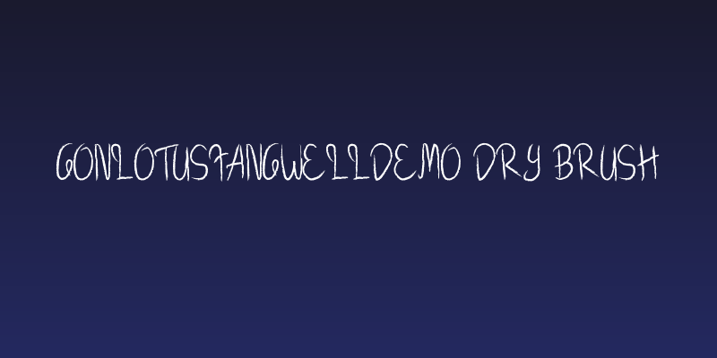 GonlotusFangwellDemo Dry Brush Social Header