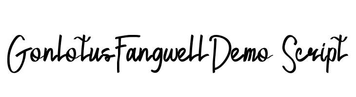 GonlotusFangwellDemo Script  Descarca Fonturi Gratis