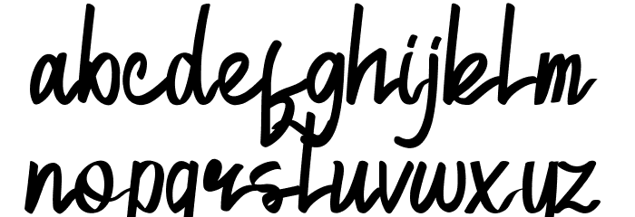 GonlotusFangwellDemo Script Font LOWERCASE