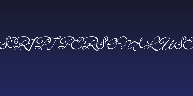 Gonspire Script PERSONAL USE Regular Social Header