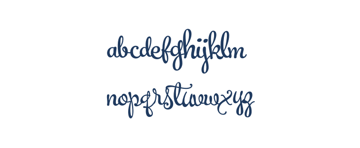 Gonspire Script PERSONAL USE Regular Lowercase