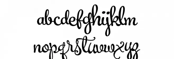 Gonspire Script PERSONAL USE Regular 字体 小写