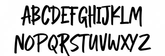 Gonstar フォント 小文字