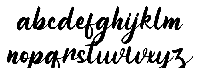 Gontela Personal Use Font LOWERCASE