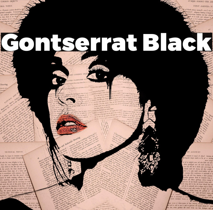 Gontserrat Black Example 1