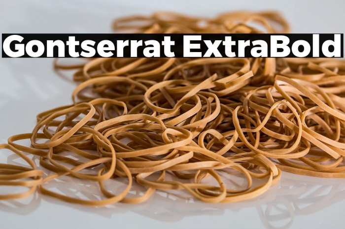 Gontserrat ExtraBold Example 3