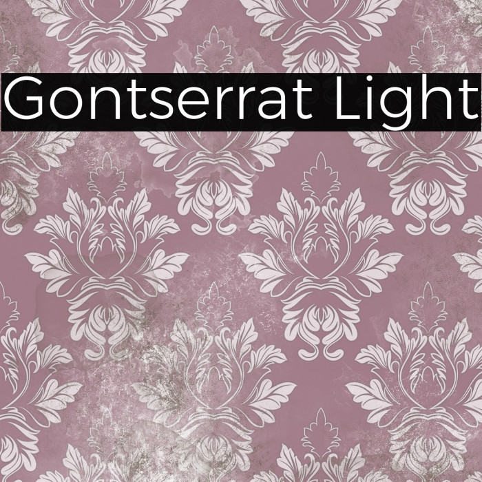 Gontserrat Light Example 3