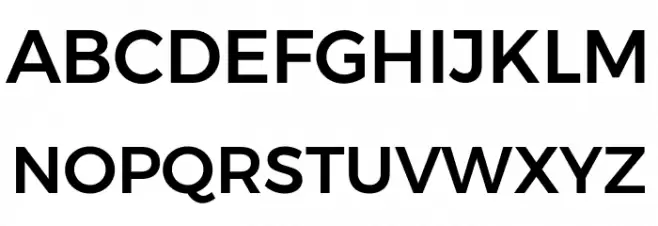 Gontserrat Medium Шрифта ВЕРХНИЙ