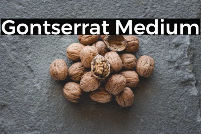 Gontserrat Medium Example 2