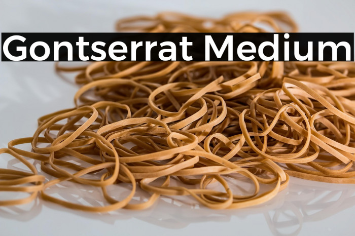 Gontserrat Medium Example 3