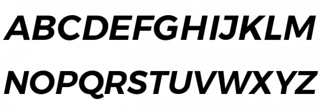 Gontserrat SemiBold Italic Polices MAJUSCULES