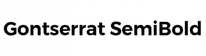 Gontserrat SemiBold  baixar fontes gratis