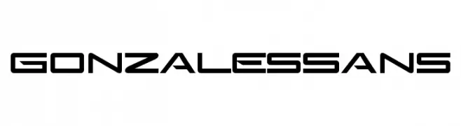 GonzalesSans  Frei Schriftart Herunterladen
