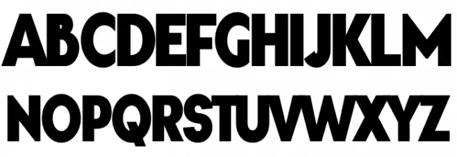 Gonzi Condensed PERSONAL USE Black フォント 大文字