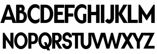 Gonzi Condensed PERSONAL USE Bold Font Litere mari