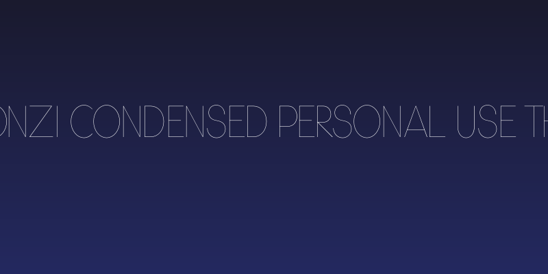 Gonzi Condensed PERSONAL USE Thin Social Header