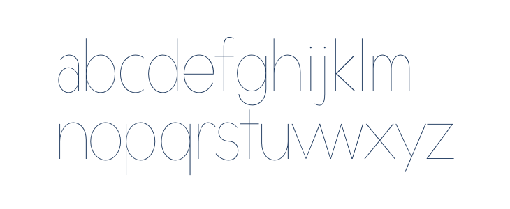 Gonzi Condensed PERSONAL USE Thin Lowercase