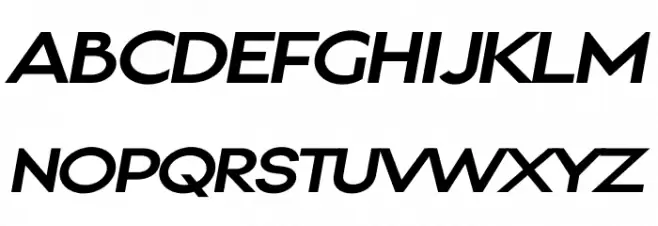 Gonzi Expanded PERSONAL USE Bold Italic 字体 大写