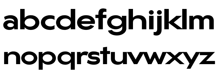 Gonzi Expanded PERSONAL USE Bold Font LOWERCASE