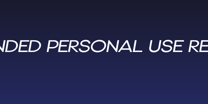 Gonzi Expanded PERSONAL USE Regular Italic Social Header