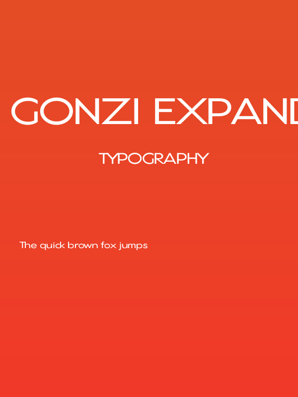 Gonzi Expanded PERSONAL USE Regular Poster