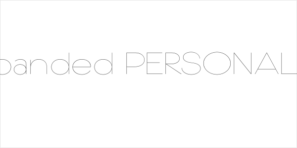 Gonzi Expanded PERSONAL USE Thin Logo