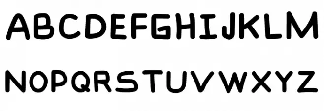 Gonzo Regular Шрифта ВЕРХНИЙ