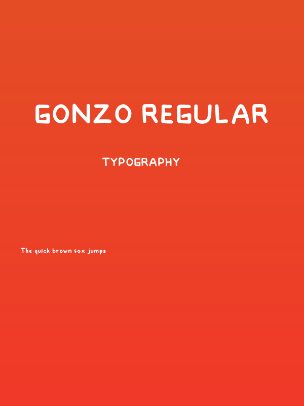 Gonzo Regular Poster
