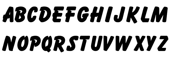 Gonzo Font LOWERCASE