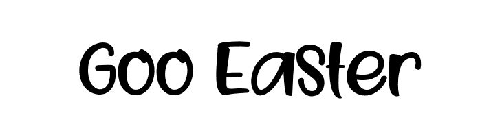 Goo Easter  Fuentes Gratis Descargar