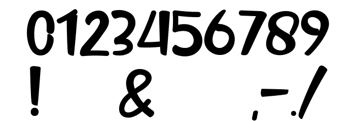 Goo Easter Font OTHER CHARS