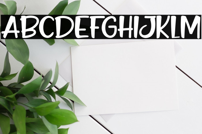 Goo Easter Font examples