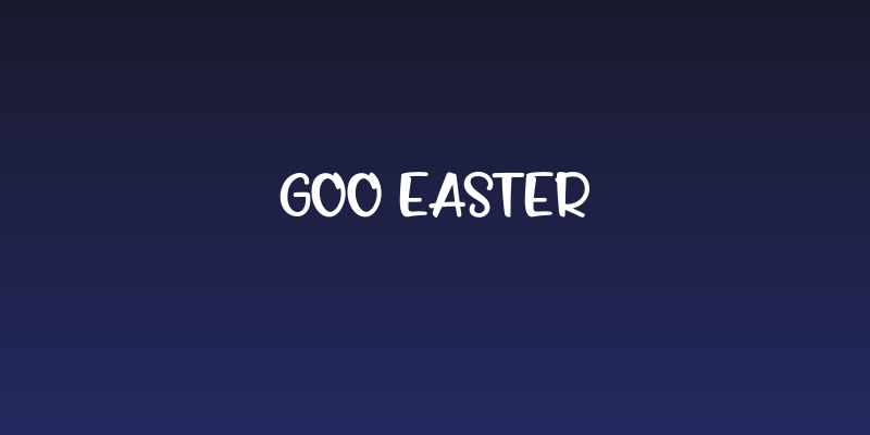 Goo Easter Social Header