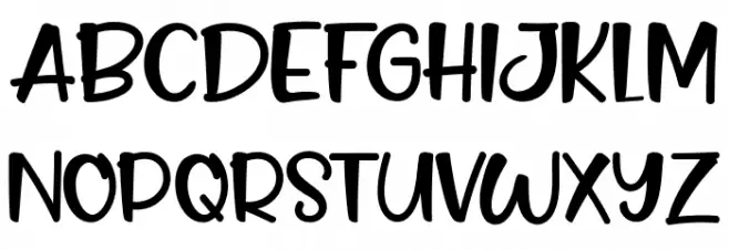 Goo Easter Schriftart Groß