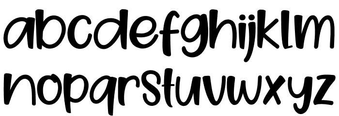 Goo Easter Font LOWERCASE