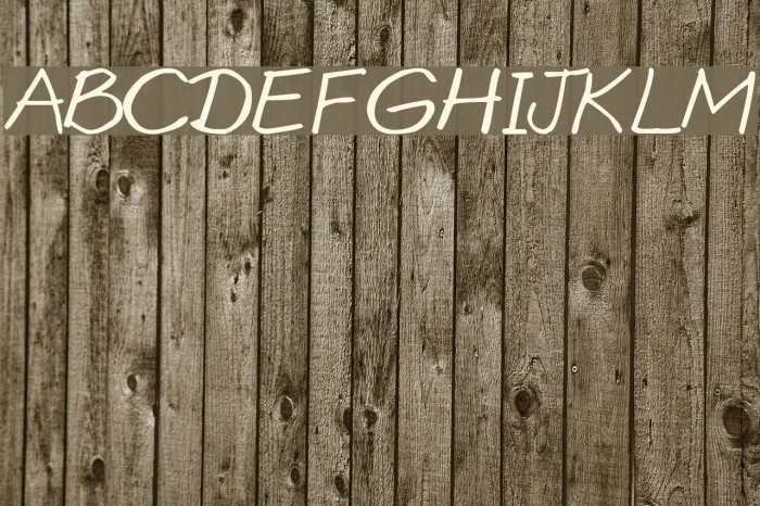 Goobascript Font examples