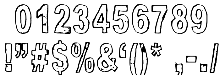 Good And Evil Day Font OTHER CHARS